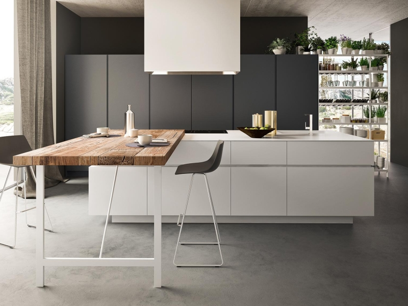 Cucine con isola e penisola: ancora pi&ugrave; spazio, ancora pi&ugrave; comfort